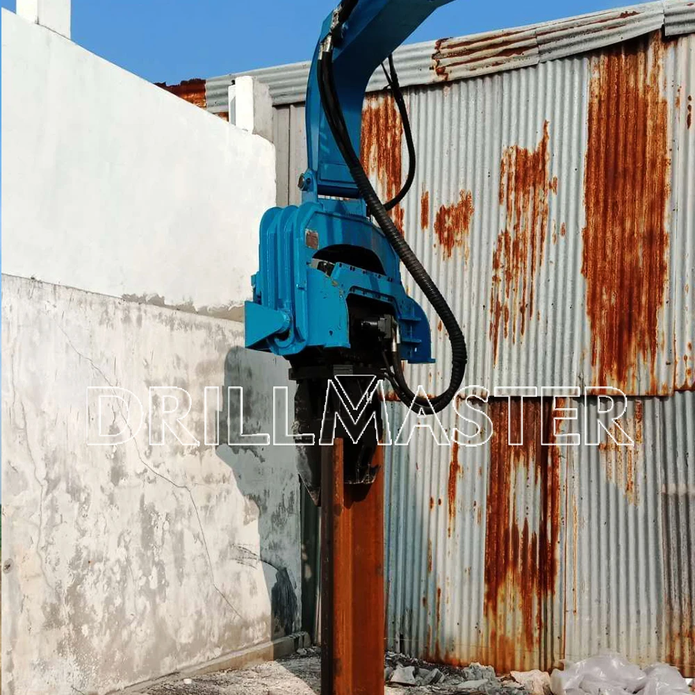 
Excavator Mounted Hydraulic Side Grip Vibratory Pile Driver Hammer for 6-18m Pile 