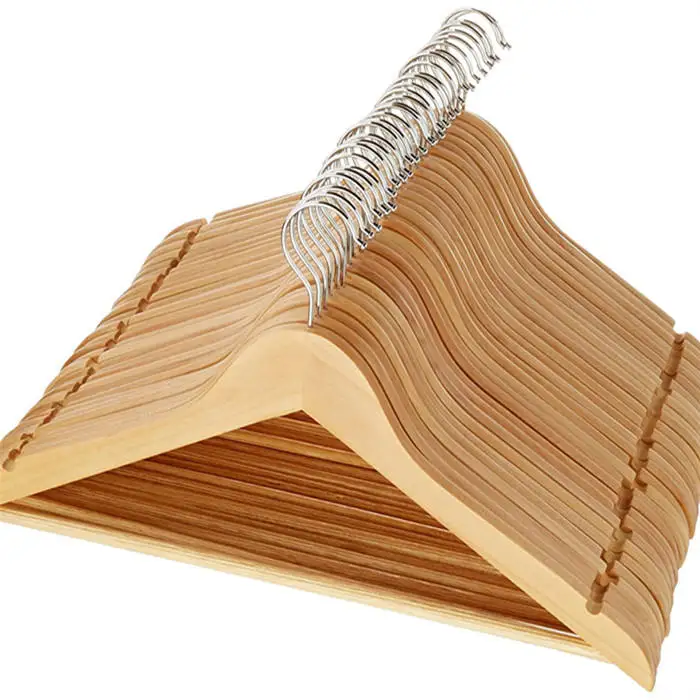 Garment Usage Clothing Type Stick Pants Eco-friendly Bamboo Coat Cloth Hangers For Clothes