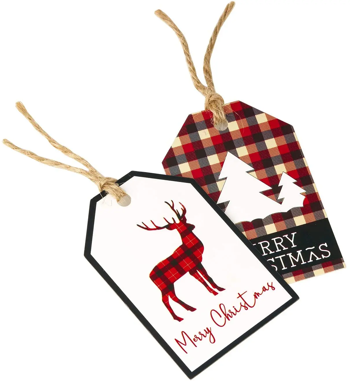 Custom Paper Tags Gift Hanging Tags for Christmas Holiday Present Wrap Label card  Name Card for Christmas Party Wrapping