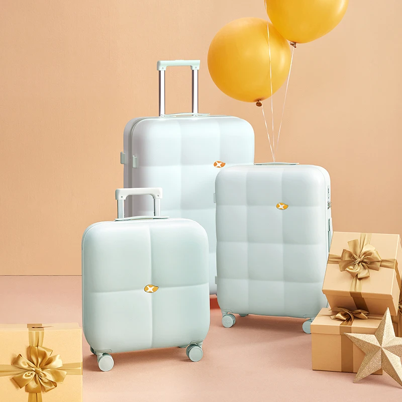 Changlv large capacity luggage Male 24 aluminum frame trolley box Female silent universal wheel student zipper password suitcase