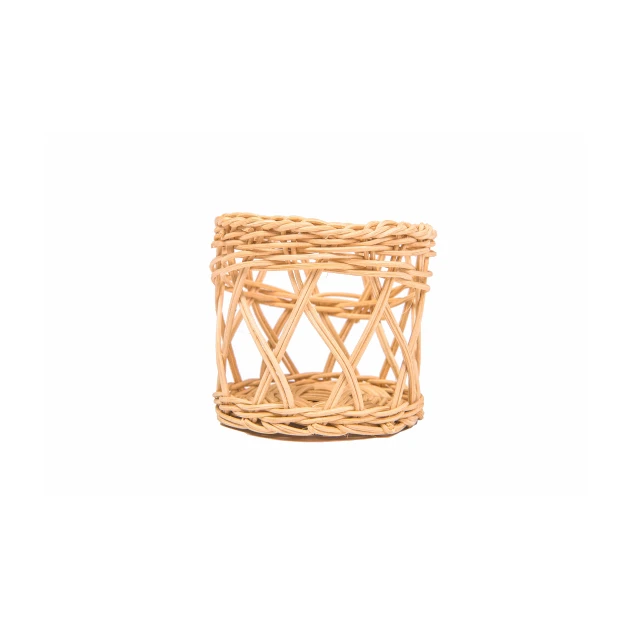 Custom size multi-function empty gift baskets bamboo woven basket square shape rattan storage
