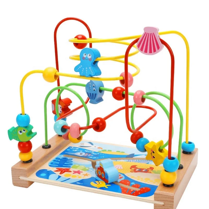 Circle Bead Maze Kids Bead Maze Game Bead Maze Toys