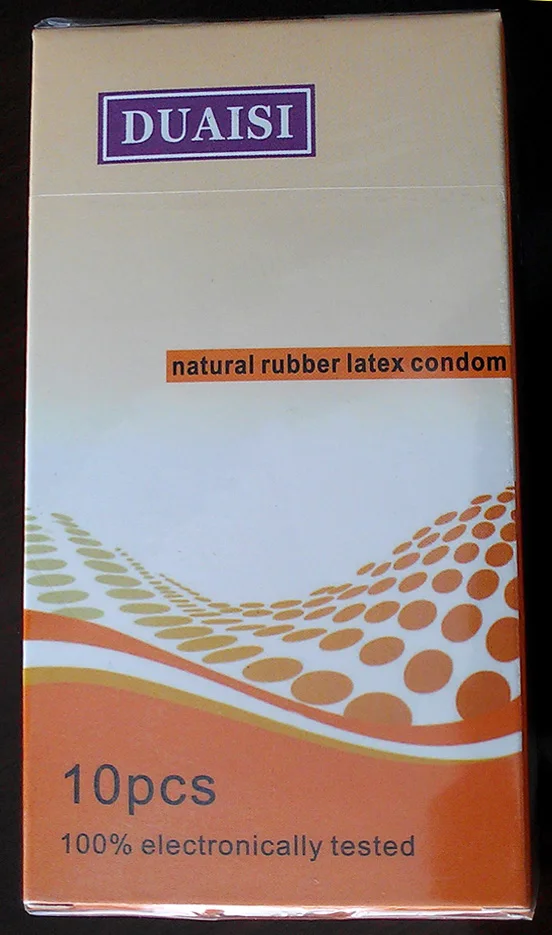 China Factory Chocolate Flavored Picture Cock Sleeve Condom