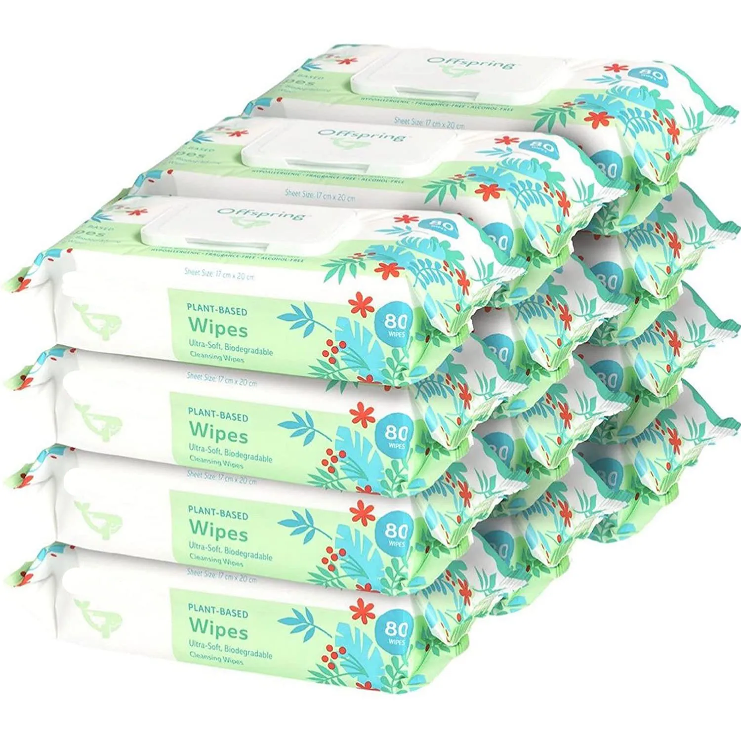 Baby Wipes 10 Pack Soft And Gentle Hypoallergenic For Newborns Moisturizing Formula Alcohol Free Biodegradable Travel Size Wipes