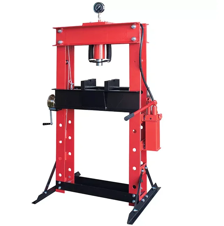 China Sale well shop press 10ton 20ton 30ton 50 ton Hydraulic Shop Press With Gauge