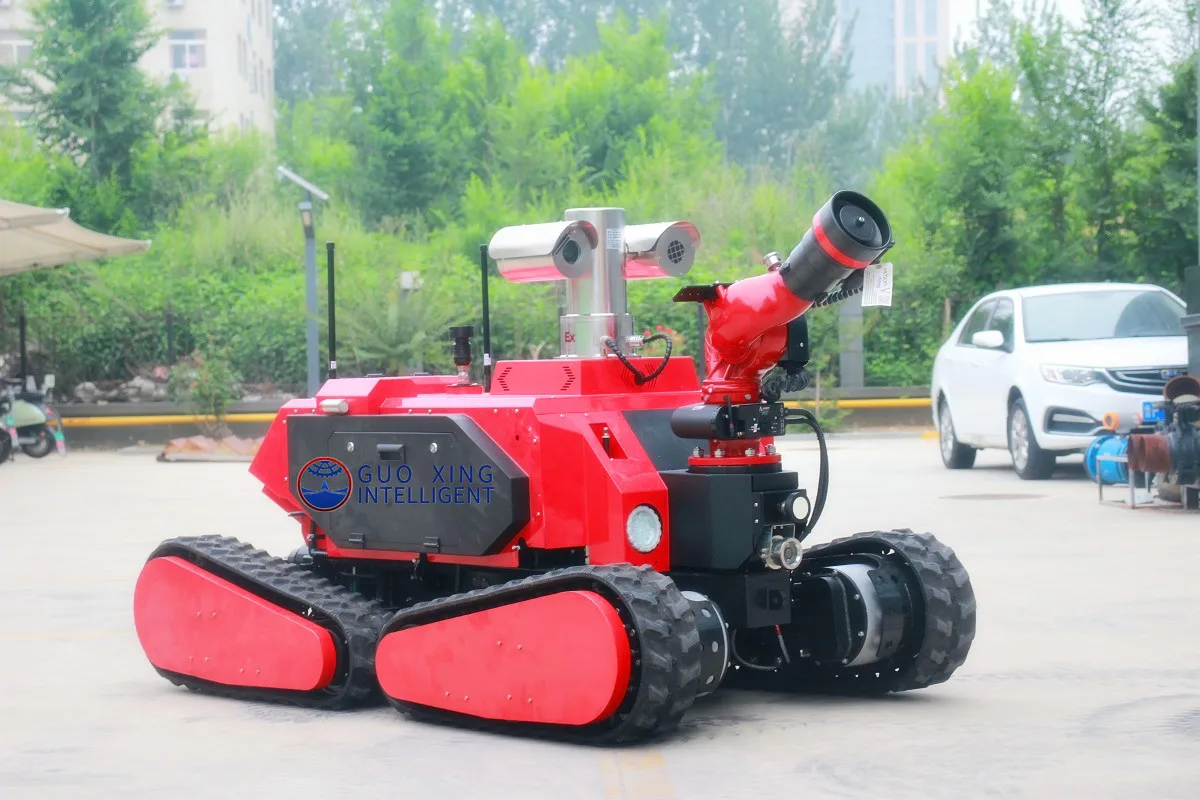 RXR-MC100BGD как работает пожарный робот?