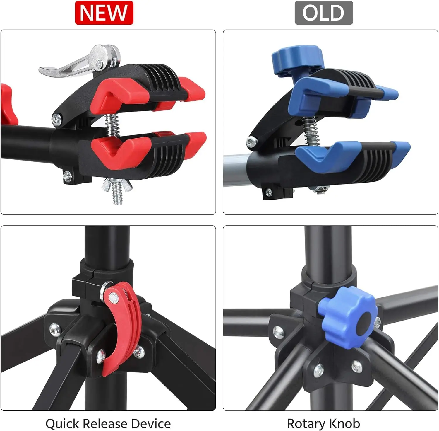 Bike Repair Stand Bicycle Workshop Stand Height Adjustable Bike Maintenance Rack with Tool Tray for Road &Mountain Bikes