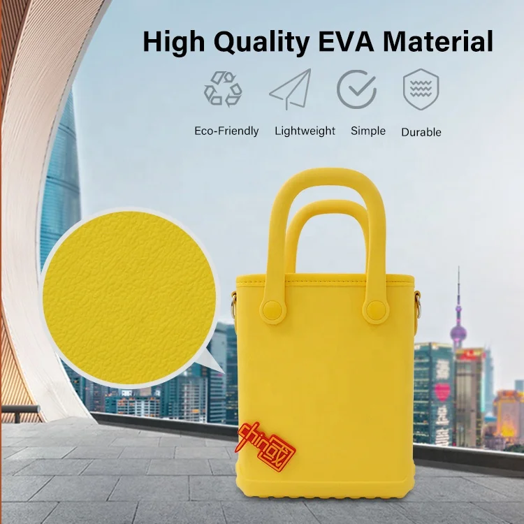 Factory Wholesale Amazon Hot Sales Waterproof Silicone Rubber EVA Beach Tote Bag