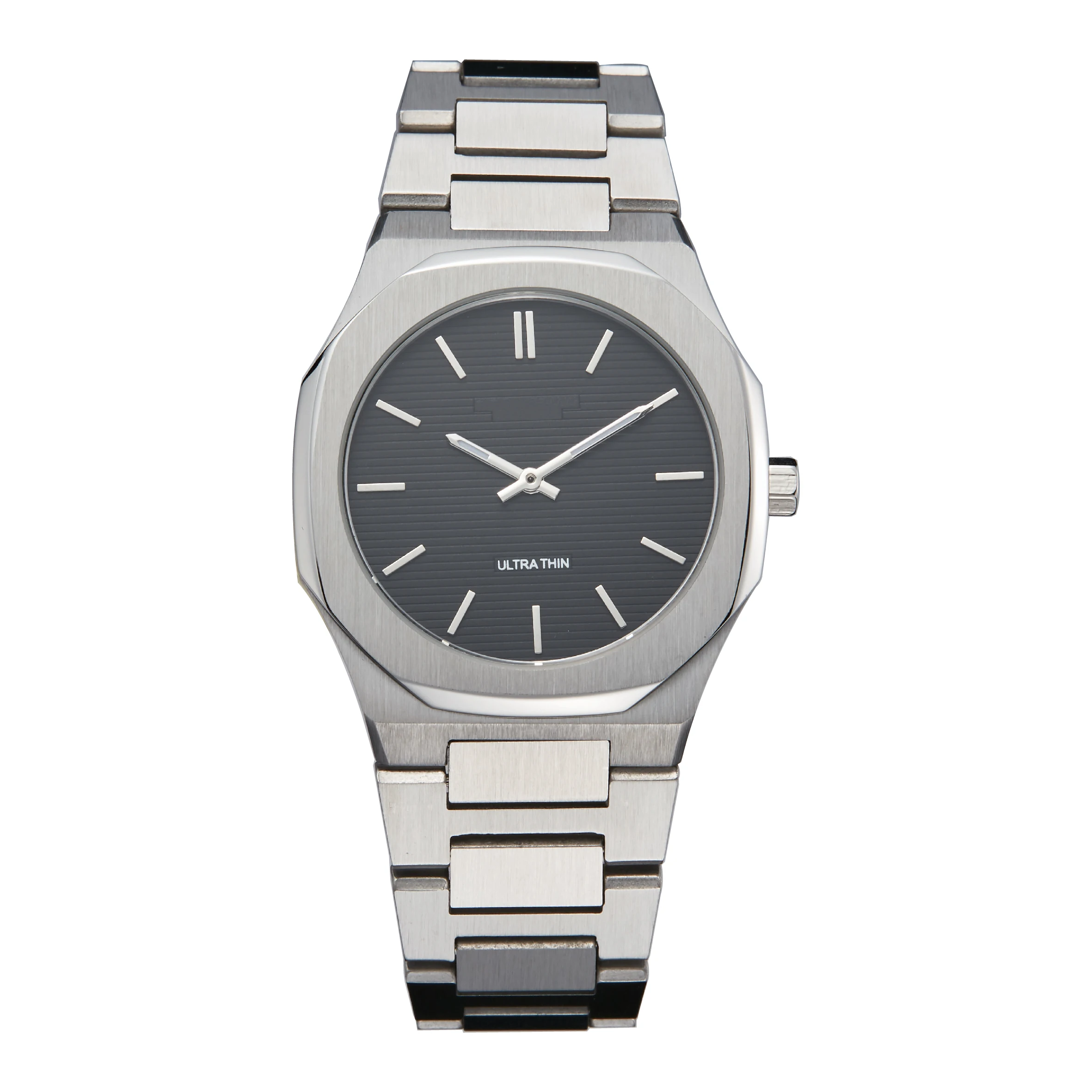 
OEM 2021 New Design Top Brand Hot Sale Fashion Stainless Steel Men Watch Ronda 762 Movement Index Dial Mens Wristwatch 