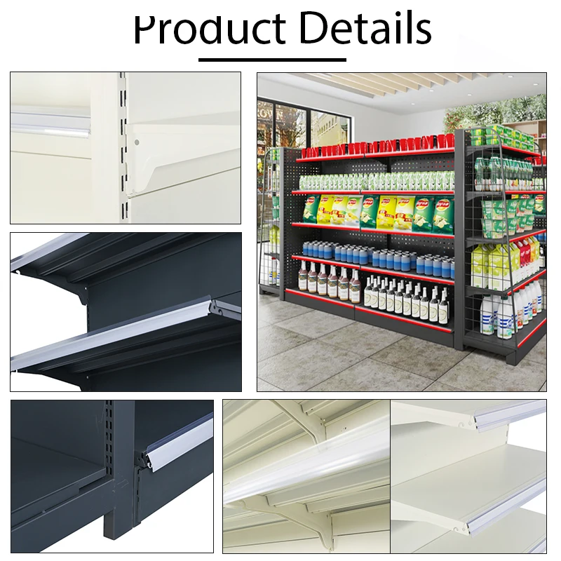 Vendor Display Racks Display Rack Supermarket Shelves Adjustable Steel Shelving Snack Retail Display