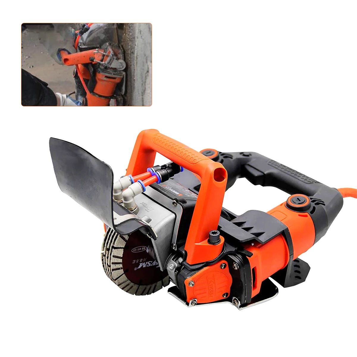 5200W Saw Cutting Electric Machine Electric Chaser Blade Wall Cutter Multifunction Wall Groove Cutting Wall Chaser Machine