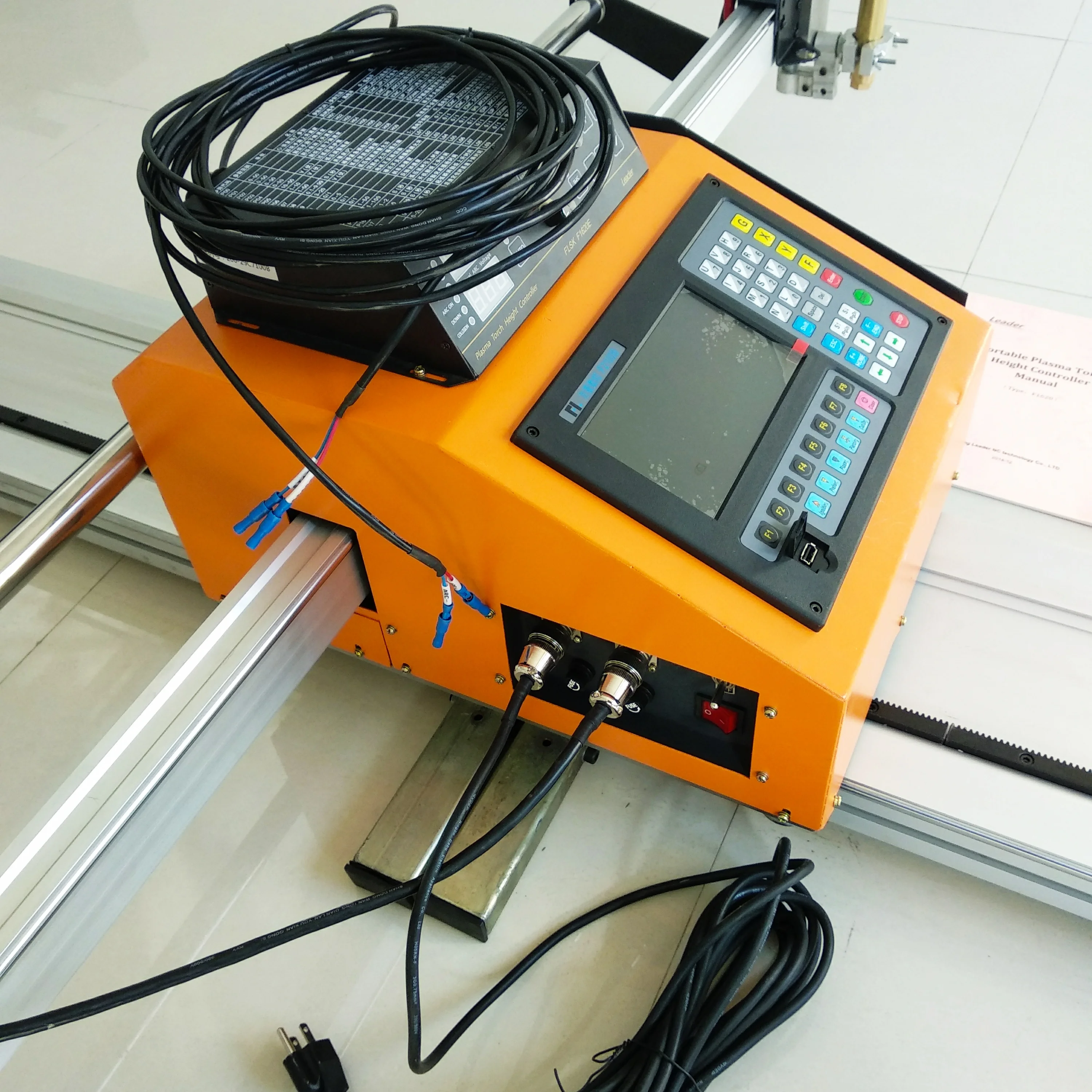 NL-1630 Portable CNC Cutting Machine supporting gas flame and plasma cutting fromm newlin machinery
