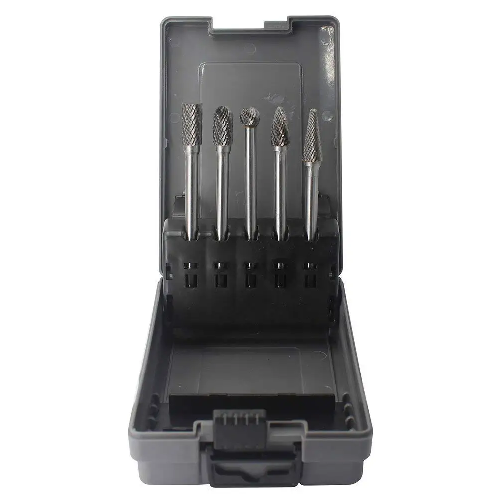 High Quality Tungsten Rotary Files 5pcs and10 pcs Tungsten Carbide Burr Set for power tools