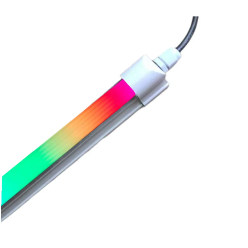 Диммируемая меняющая цвет Светодиодная трубка Rgb T8 разноцветная освещения