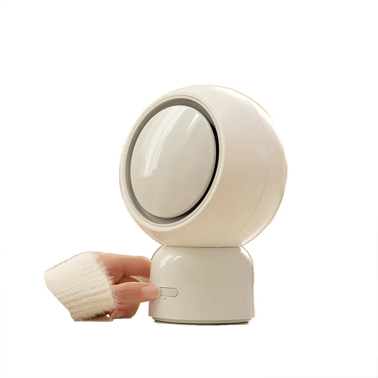 2022 New Desktop Mini Fan Heater Electric Safe Automatic Rotated Heating Fan Comfortably for Bedroom Office