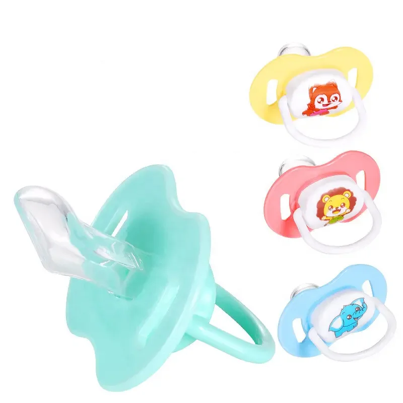 Wholesale infants Soft Teething Soother Silicone Baby  funny Pacifier