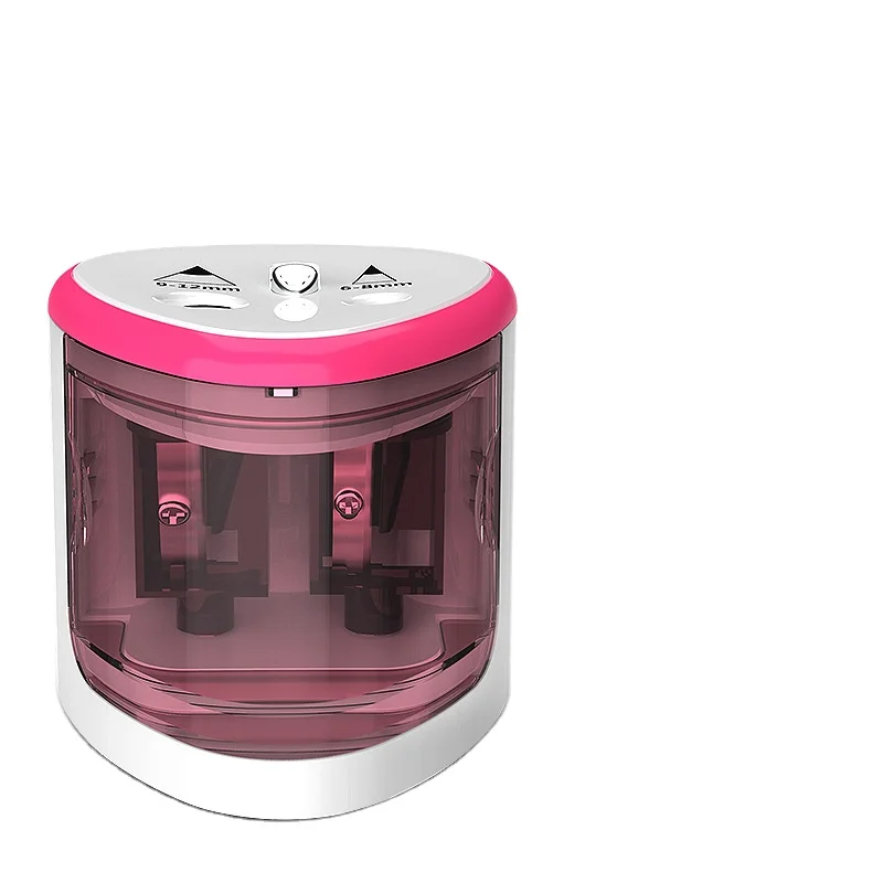 Two-hole Electric Sharpener Semi-automatic Thick and Fine Sharpening Pencil Machine
