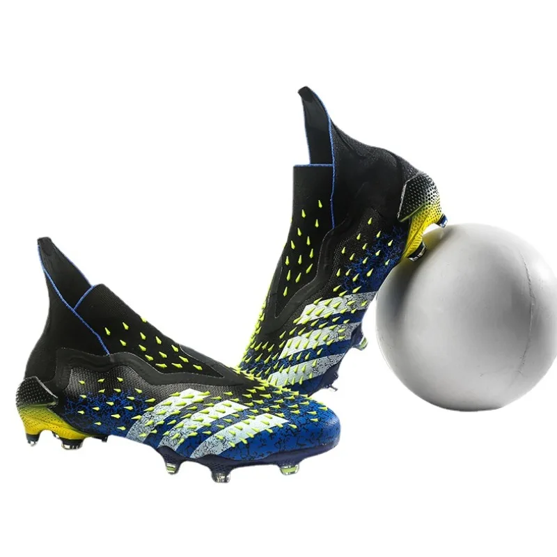 High Top Soccer Boots FG Spikes Professional Soccer Boots for Men and Women