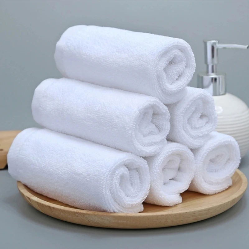 Luxury Turkish Yarn Dyed Logo Bath Hand Face Towel Set Balfour Spa Hotel Towels