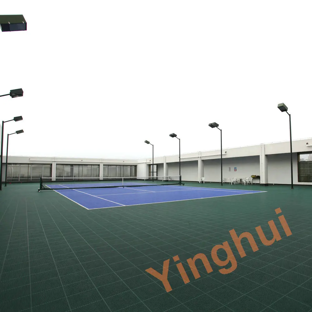 O-01 Portable Suspension Type Outdoor Inter lockable PP Tennis pickleball Court Flooring Tile Meet Fast Grade OEM/ODM floor