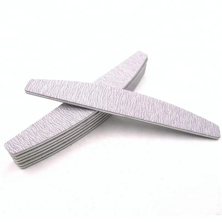 Professional Emery Board Manicure Pedicure Art Tools Custom Logo Double-Sided Nail File Set 180 100 Grit Nail File