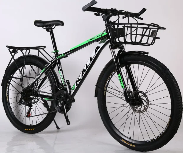 Off road ,  manned ,  multifunctional mountain bike with front basket