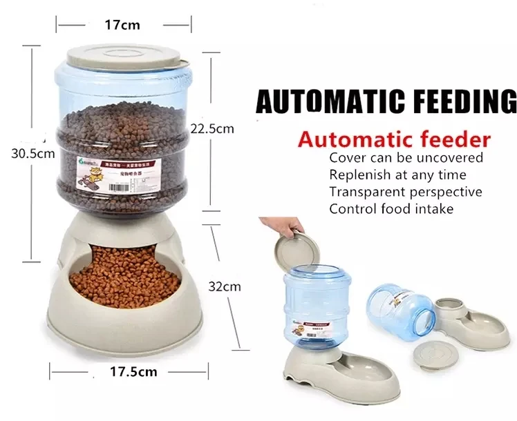 
Wholesale High Quality Portable Dog Feeder Automatic Pet Water And Food Feeder 