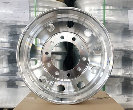 8. 25x22. 5 6061 алюминиевое колесо для грузовика с обработанной поверхностью