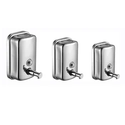 1000ml wall mounted hand liquid soap dispenser stainless steel shampoo dispenser