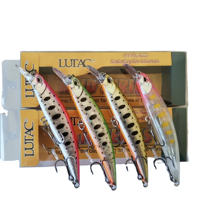 LUTAC LM90S Sinking MINNOW  95MM 16G With BKK Hook Artificial bait Hard Bait Plastic False Bait