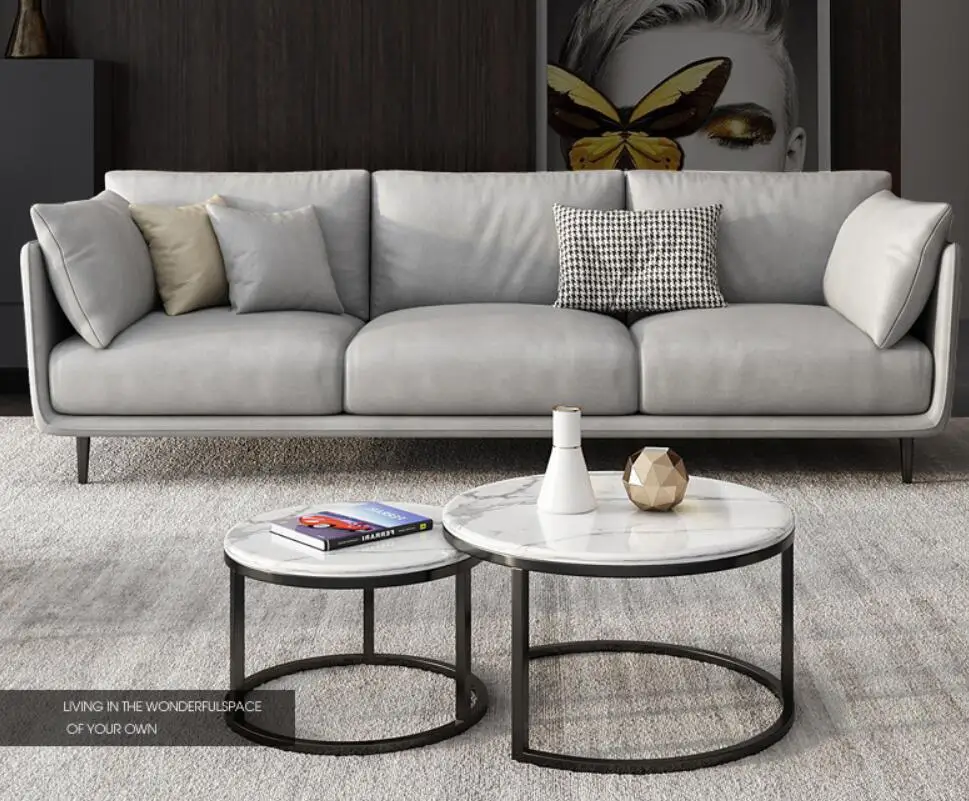 FKS-LX-8306 Living room furniture leather sofa set