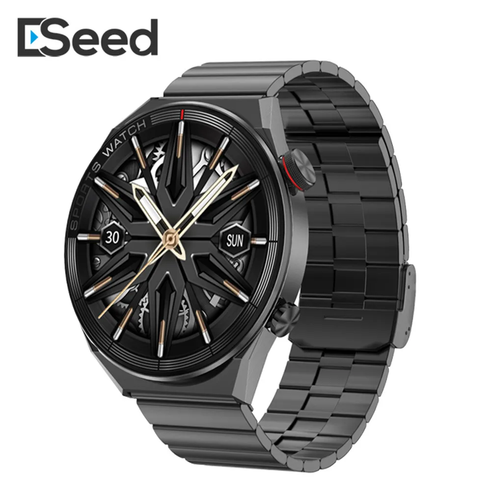 Eseed DT3 Mate Men Smart Watch 1.5 Inch HD Screen NFC Smartwatch BT Call Digital Wristwatch Watch GPS Tracker Fitness Bracelet
