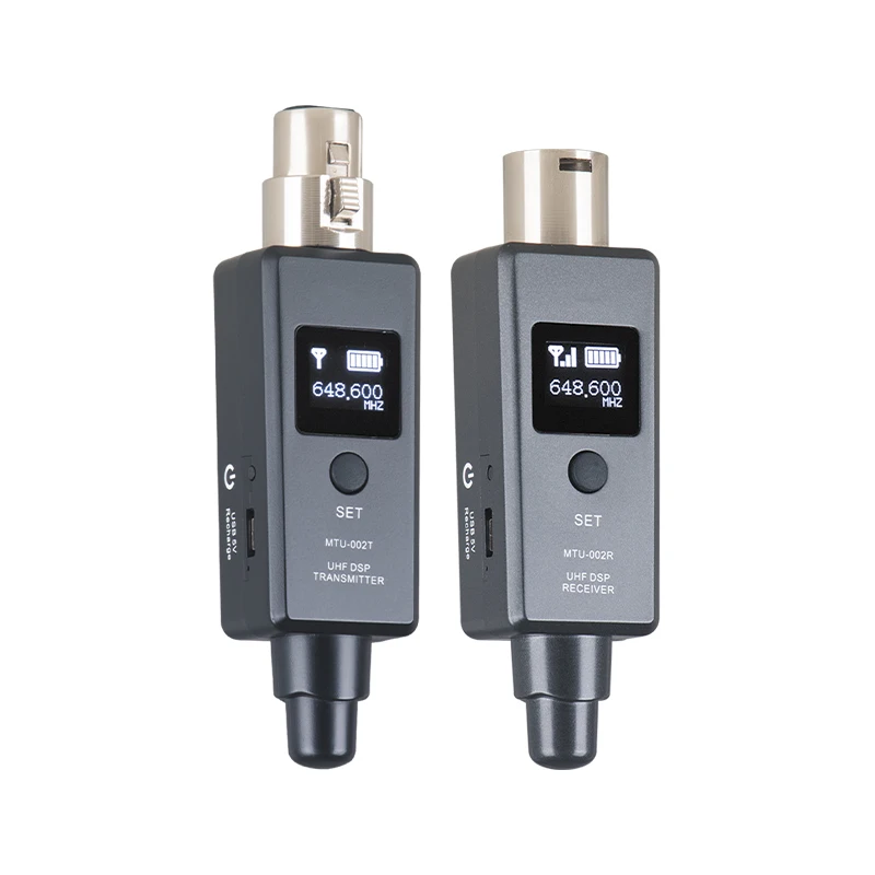 MUT-002 Professional UHF microphone wireless XLR-to-USB Signal Adapter