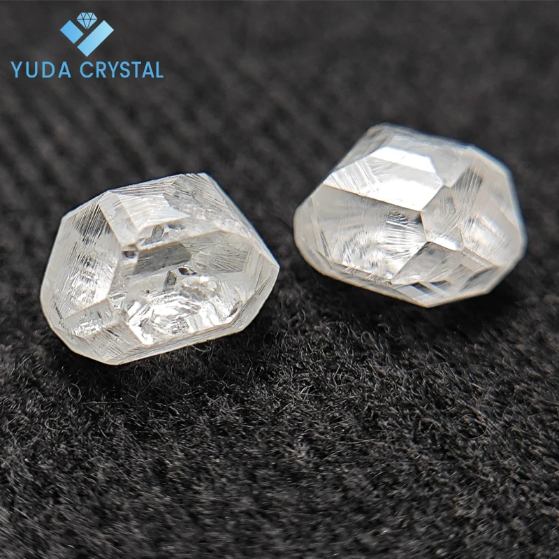 China Supplier Rough Lab Grown Rough Diamond Hpht Synthetic White Diamonds for Jewelries