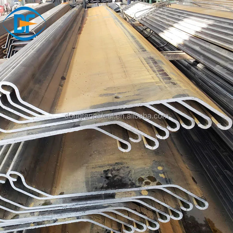 Z-shaped steel sheet pile S355S430 SY295 SY390 Grade50 good quality and low price  factory directly sale for construction