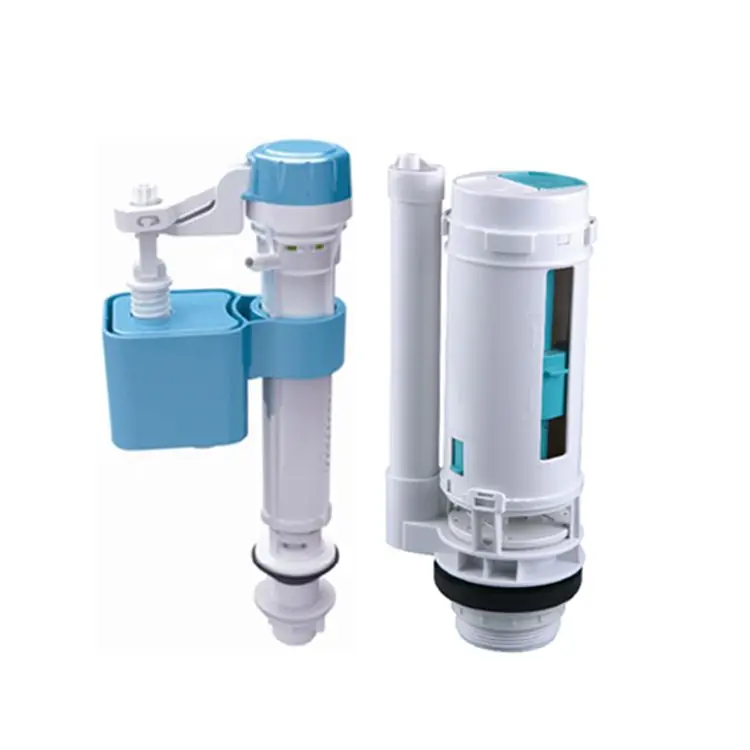 Dual Flush Toilet Valve Fill Valve Low Pressure Cistern for Bathroom WRAS Certified Made of ABS and PP