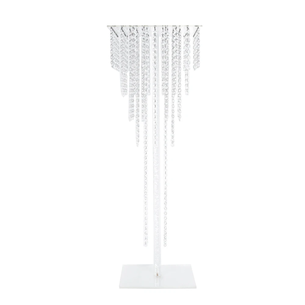 New Hot Style Luxury Wedding Decoration Transparent Acrylic Flower Stand for Table Centerpiece