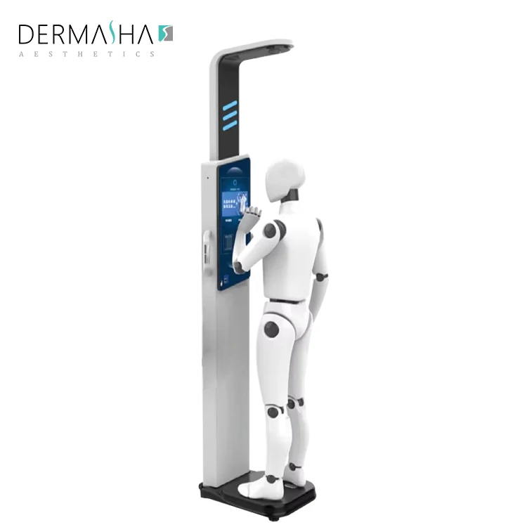 2024 Weights and Gym Machines Weight Height Scale Human Body Fat Scale Analyzer Device Full Body Composition Analysis Machine