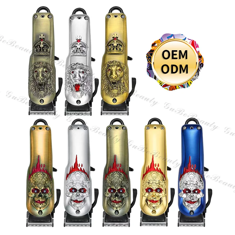 Gubebeauty high quality professional trimmer waterproof rechargeable trimmer retro hair trimmer for men with FCC\CE