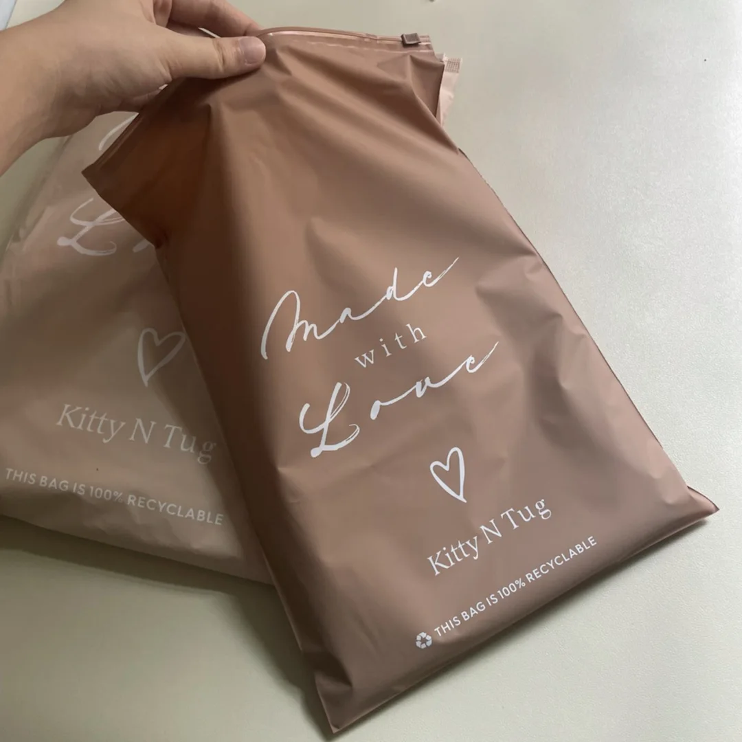 Custom Logo Biodegradable Plastic Bag Packaging Customized Printed tshirt clothes packaging slider ziplock garment bags