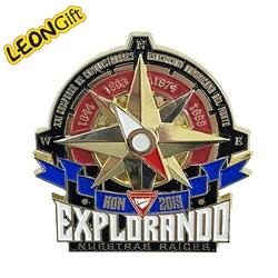 NO Minimum Badge Pin Flashing Custom Diy Enamel Bottle Black Soft Enamel Pins Badge Packaging Book Enamel Pin With Backing Card