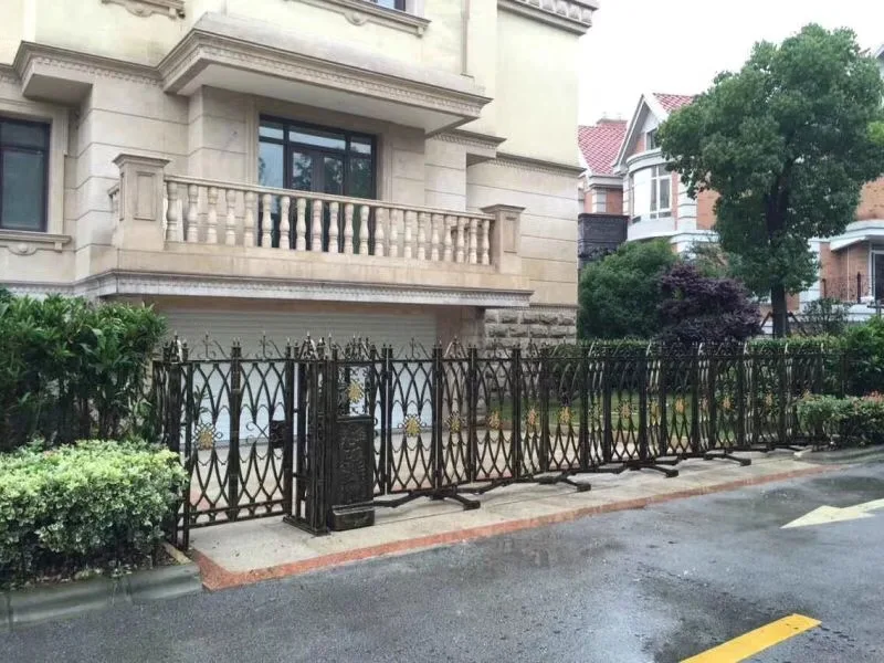 Консольная подъездная дорожка, раздвижные ворота