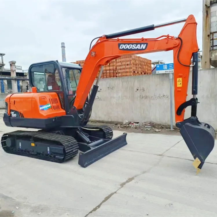 Корея оригинальный мини-экскаватор 5 тонн doosan 55 dx55 dx55-9c машина для продажи