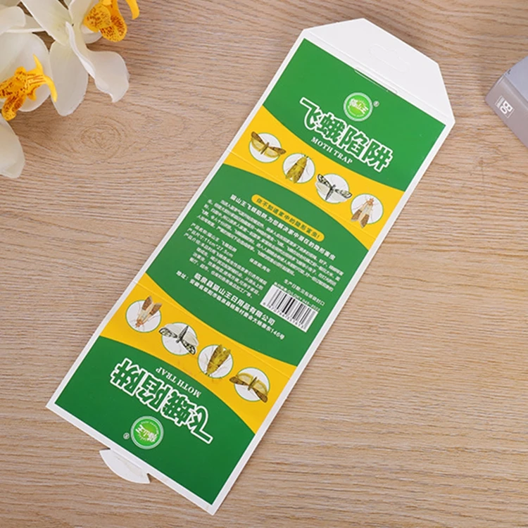 Wholesale best seller direct sales disposable set moth glue sticky patch catcher moth killer clothing moth trap for home