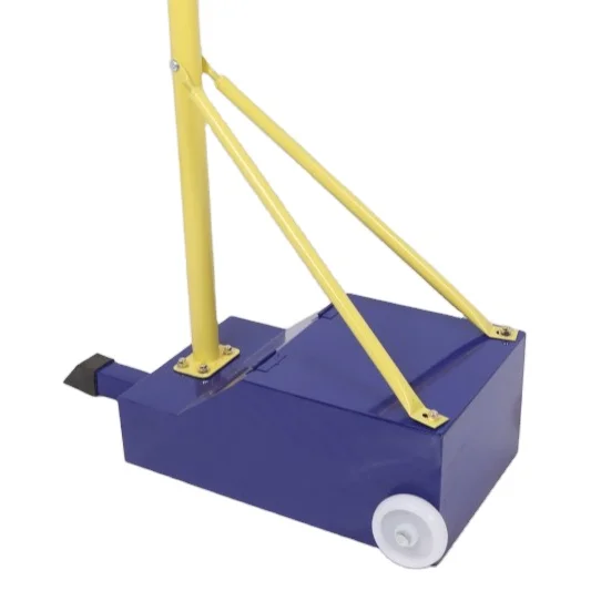 factory sales portability Net Easy movable Iron pipe durable Badminton net stand