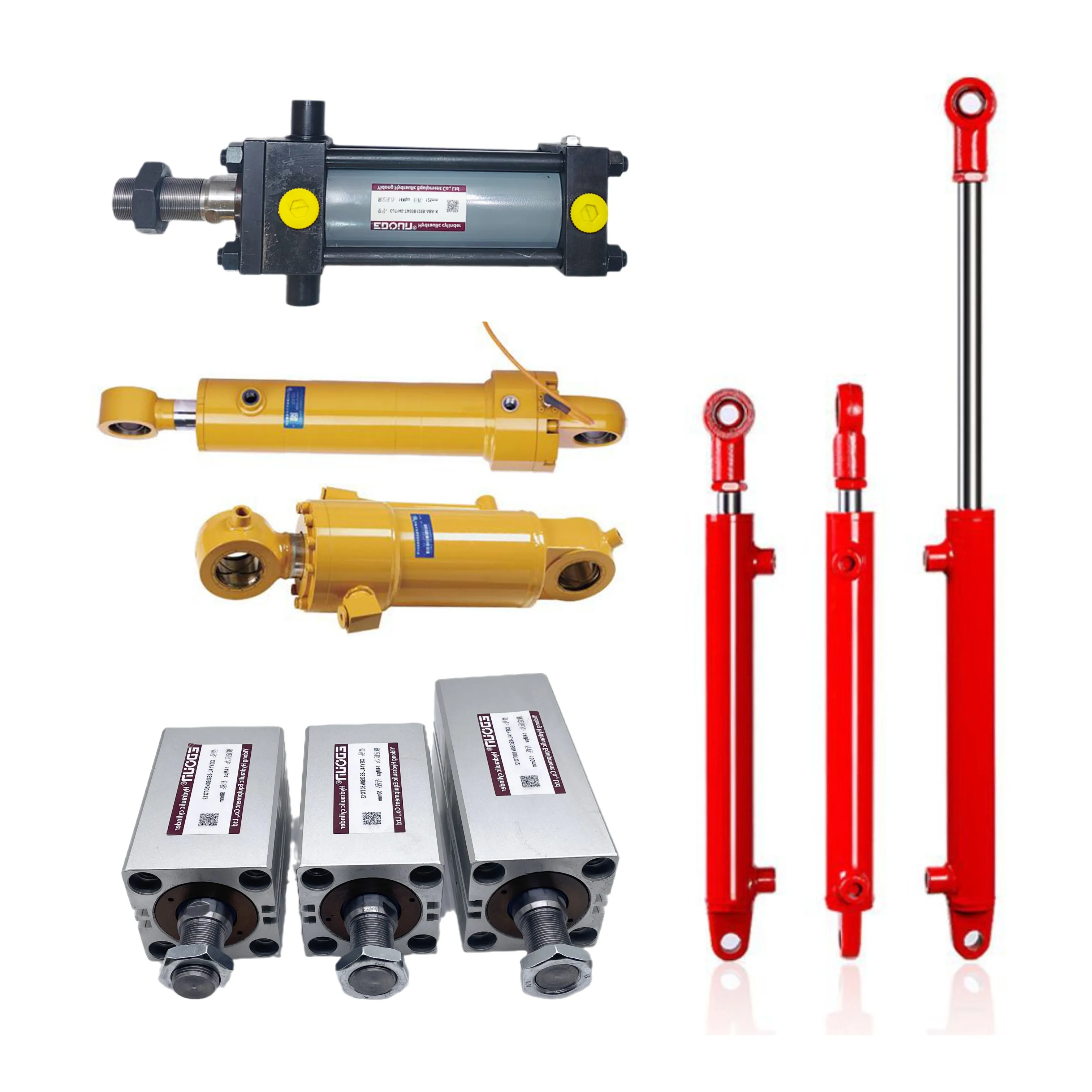 China Manufacturers Custom Wholesale Large Flange Mount Hydraulic Cylinder For Garbage Compactor