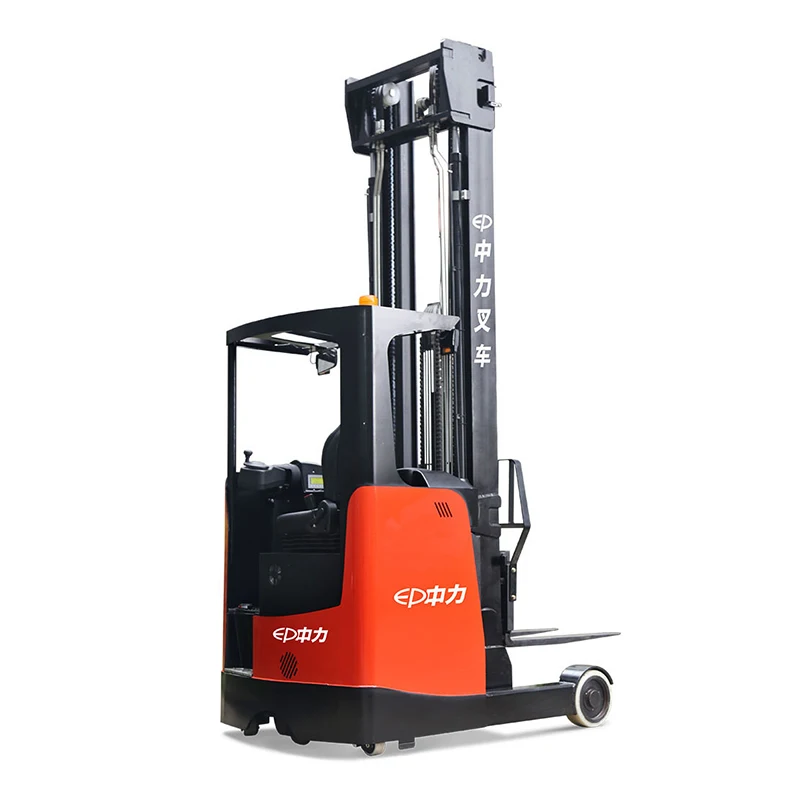 CQD20RVF high capacity 2 ton seat type narrow aisle electric reach forklift