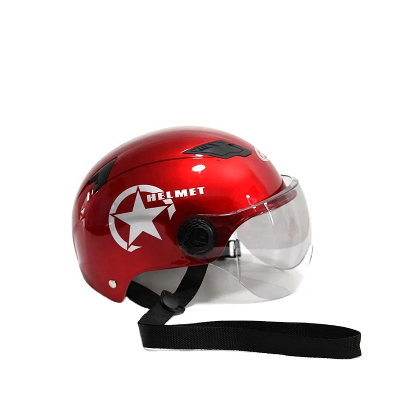 Chinese Motorcycle open face helmet motorbike dirt bike helmet retro chinese half moto helmet