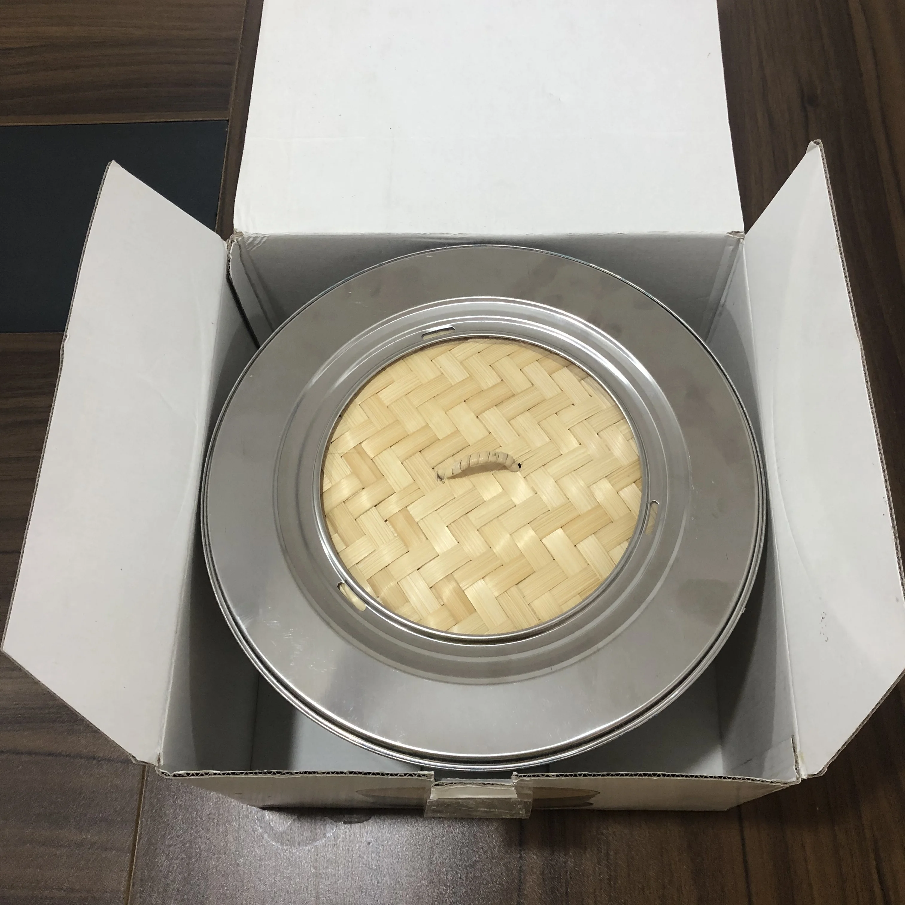  Хит продаж 10 дюймов Бамбуковая решетка для варки на пару с паром кольцо клецки пароварка корзина кольцевой адаптер