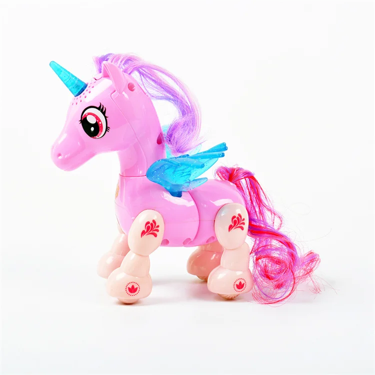 Multi-purpose pink and white smart Unicorn toy for children